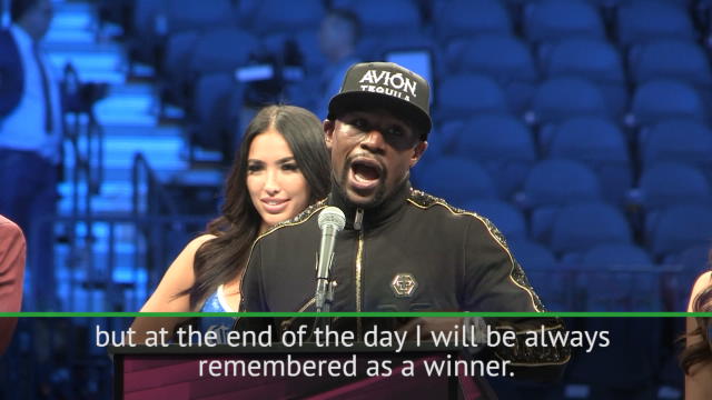 I'll always be remembered as a winner - Mayweather