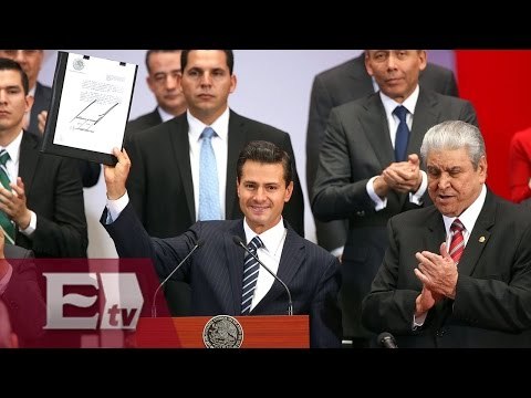 Peña Nieto promulga reforma a la ley del Infonavit/ Vianey Esquinca