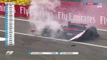 Formule 2 2017 Race 2 Belgium Huge Crash matsushita