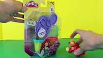 Play Doh Ariel The Little Mermaid ♡ Disney Princess With Flounder Sebastian playdough toys