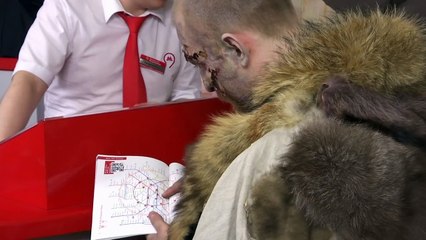 White Walkers commute on the Moscow Metro