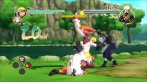 Naruto Ultimate Ninja Storm 2 MOD - Sasuke & Sakura vs Kakashi Boss Battle Charer Swap