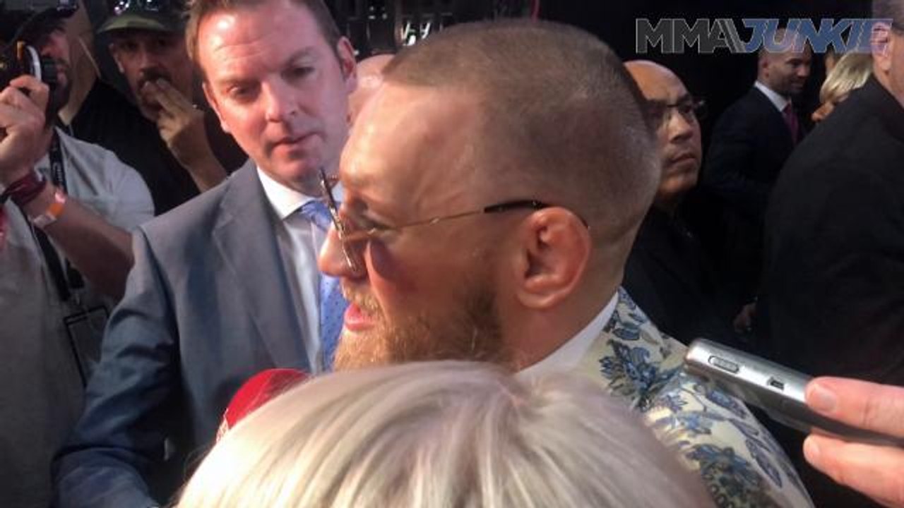 Raw video Conor McGregor wades through reporters following tough loss in The Money Fight