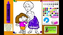 Dora And Mom Coloring Games - Dora The Explorer Coloring Games
