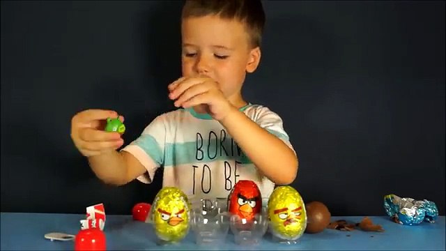 Сердитый птицы Яйца звезда звезда сюрприз 24 войны, как Kinder Surprise от konfitreyd