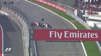 Grand Prix de Belgique - Ocon / Pérez le clash !!!