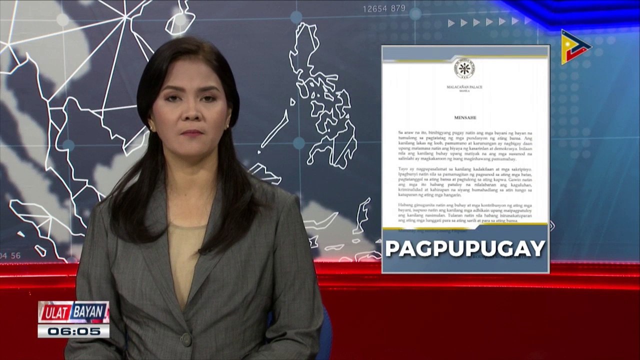Pangulong Duterte, nagbigay-pugay sa mga bayani sa National Heroes' Day