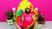 GIANT EGG SURPRISE Play Doh The Angry Birds Bomb, Red, Chuck Valentines Day
