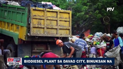Biodiesel Plant sa Davao City, binuksan na