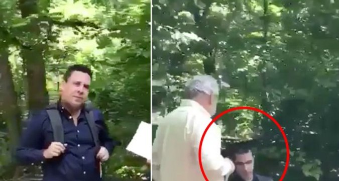 ¡TREMENDO SHOW! Mujer encaró a Jorge Arreaza en Central Park (NY) y Moncada salió en defensa