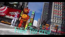 SPIDER-MAN Squad VS Five Night At Freddys 2 Toy Crew - Epic Battle!