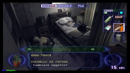 Resident Evil Outbreak - Nessun Partner - Cindy - Scenario Alveare