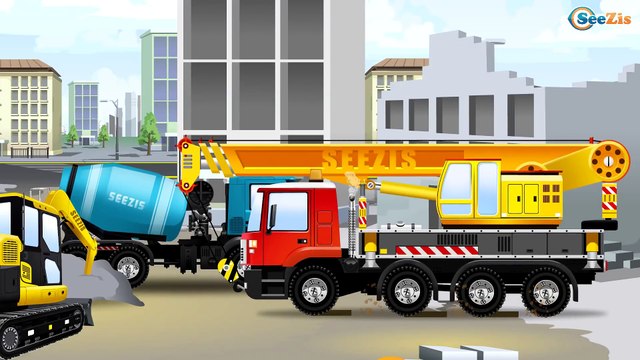 Мультик про машинки для детей Трактор едет В городе Полицейская машина Сборник все серии подряд