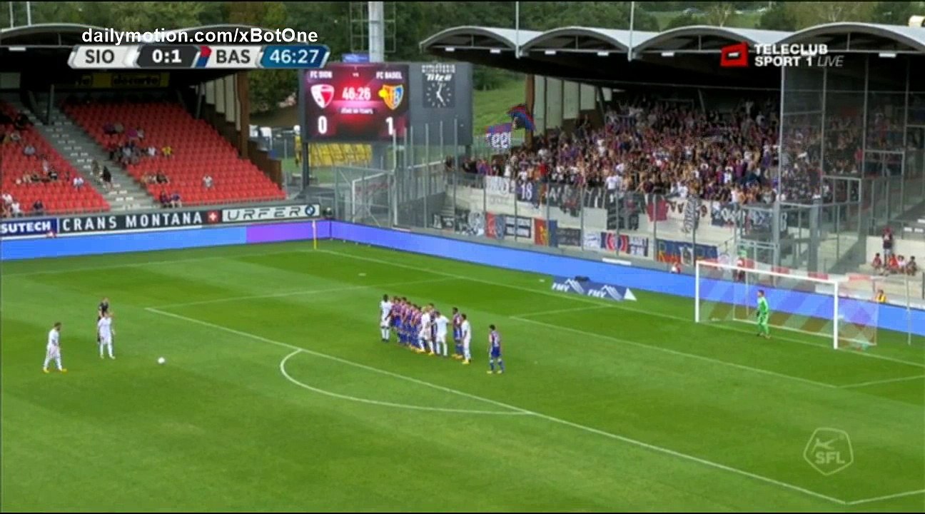Matheus Santos Goal HD - FC Sion 1 - 1 Basel - 27.08.2017 (Full Replay)