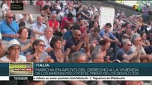 Italia: marchan en Roma para denunciar malos tratos contra migrantes