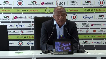 La réaction d'Antoine Kombouaré après Strasbourg