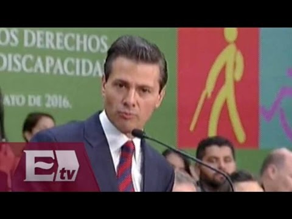 EPN enviará al congreso iniciativas de protección para personas discapacitadas / Kimberly Armengol
