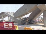 Cae ballena de concreto en obras del Tren México-Toluca / Paola Virrueta