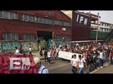 Alumnos del IPN marchan hacia Zacatenco / Ricardo Salas