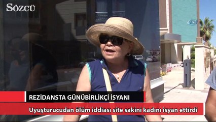 Rezidansta uyuşturucudan ölüm iddiası