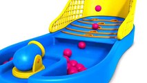 Colores para Niños para Aprender con cesta bola juego enseñar colores Niños aprendizaje vídeos