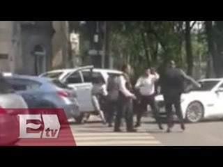 Valet parking y escoltas se "agarran a golpes" en la colonia Condesa / Francisco Zea