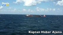 بالفيديو.. لحظة مذهلة لانشطار سفينة إلى جزأين في تركيا