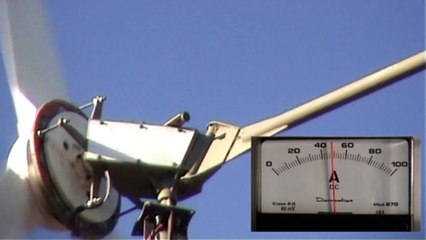 AEROGENERADOR EOLICO DE 24V 1800W EN PRUEBAS (1ª parte)