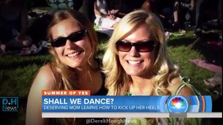 Derek Hough helps Katie Bly learn to dance to honor her late sister and mother - TODAY - Aug 22, 2017