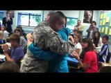 Soldier Dad Home From Deployment Surprises His Daughter