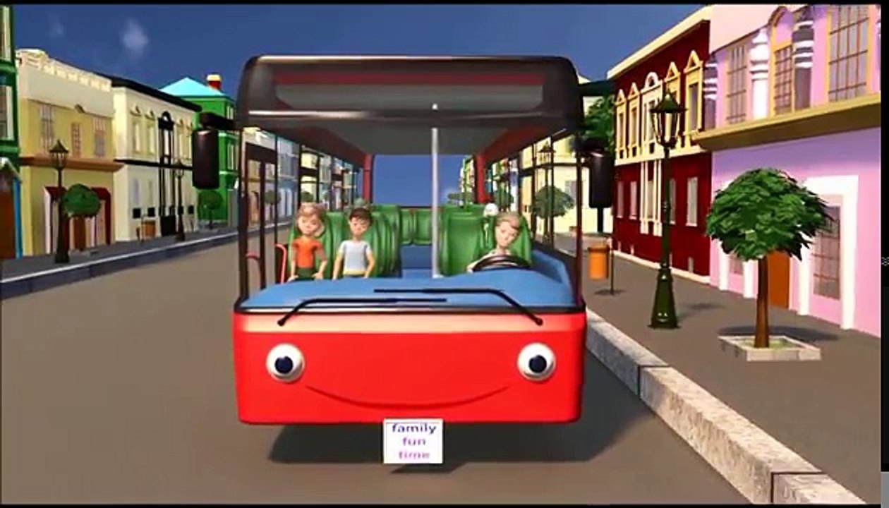 Et autobus pour enfants de nombreux plus garderie sur rimes chanson le le le le la roues Abc 2