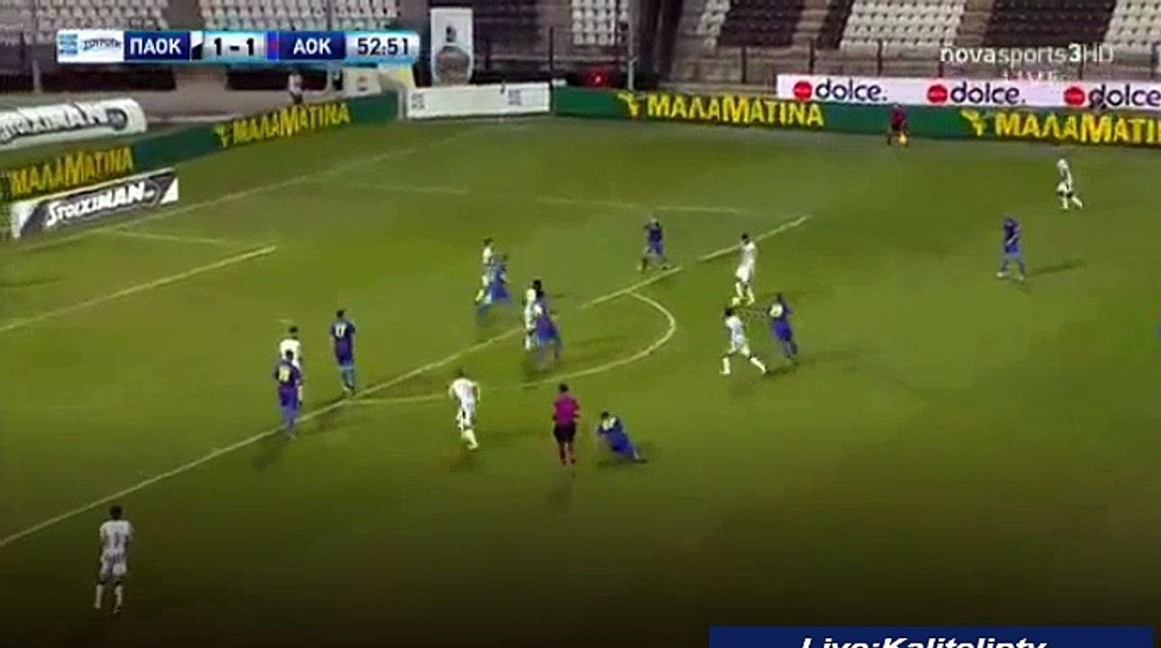Dimitrios Pelkas Goal HD - PAOK	2-1	Kerkyra 27.08.2017