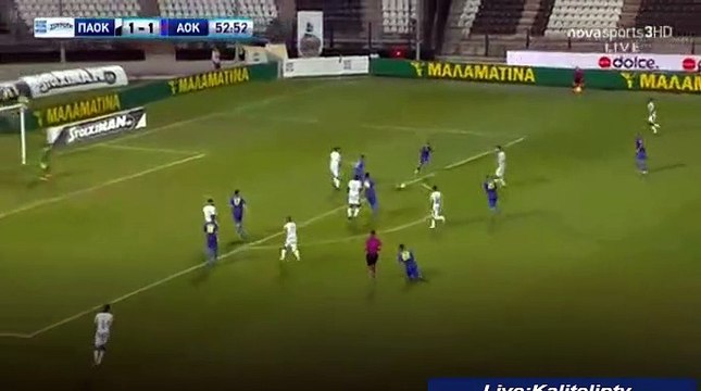 Dimitrios Pelkas Goal HD - PAOK	2-1	Kerkyra 27.08.2017