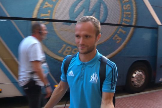 Monaco-OM | L'arrivée du bus olympien