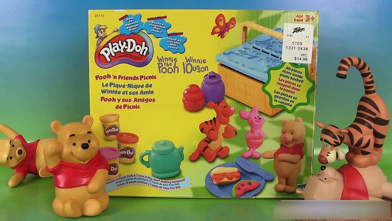 Play Doh Winnie l’ourson Pâte à modeler Le pique-nique de Winnie et ses amis Pooh ‘N Friends Picnic
