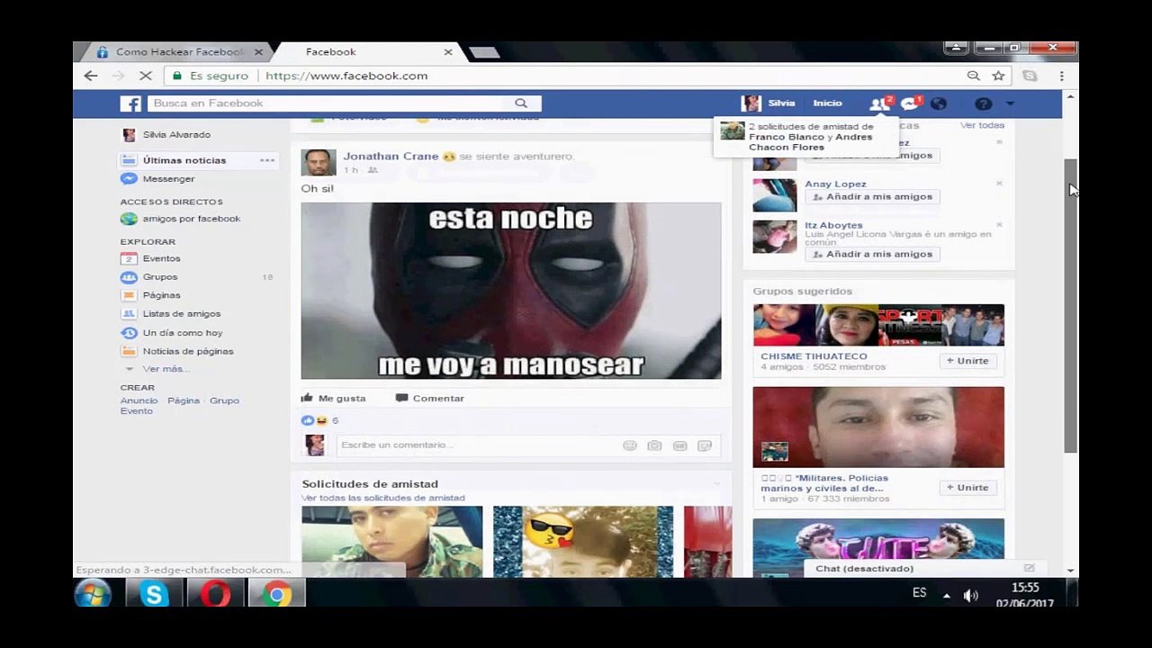 FACEBOOK HACKEADO
