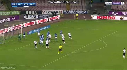 Bryan Cristante Goal HD - Napoli 0-1 Atalanta Bergamo 27.08.2017