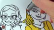 Miraculous Ladybug and Cat Noir Coloring Book Pages Videos Kids Adrien Marinette Alya Chlo