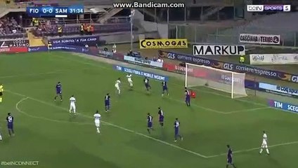 Gianluca Caprari Goal Fiorentina 0-1 Sampdoria 27.08.2017