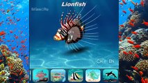 Learn Sea Animals   Water Animals Names and Sounds Ocean Cartoon Animal Video For Kids Chi