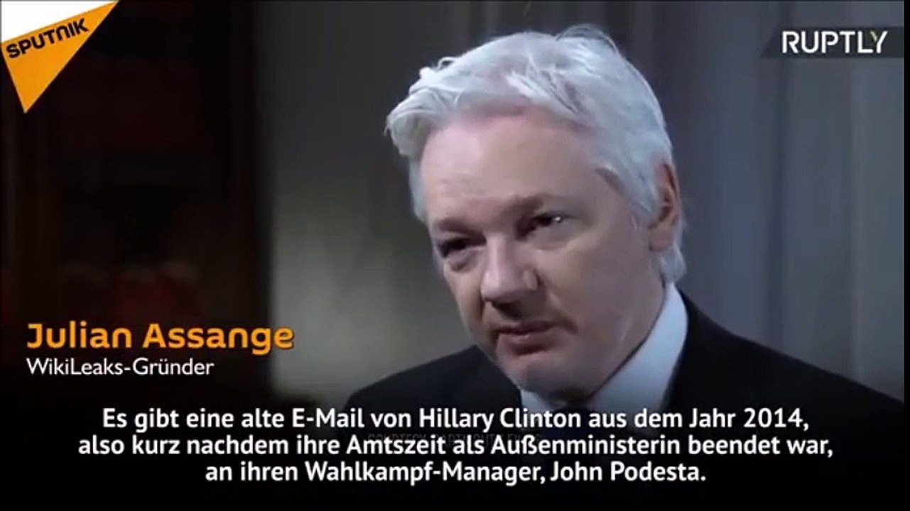 JULIAN ASSANGE ÜBER DIE CLINTON E-MAILS