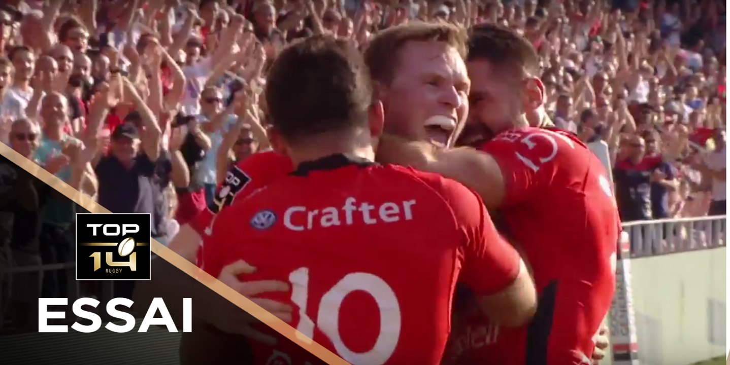 TOP 14 - Essai Chris ASHTON 2 (RCT) - Toulon - Pau - J1 - Saison 2017/2018