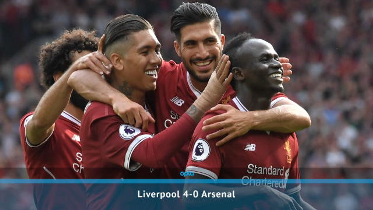 Liverpool 4-0 Arsenal - Fast Match Report