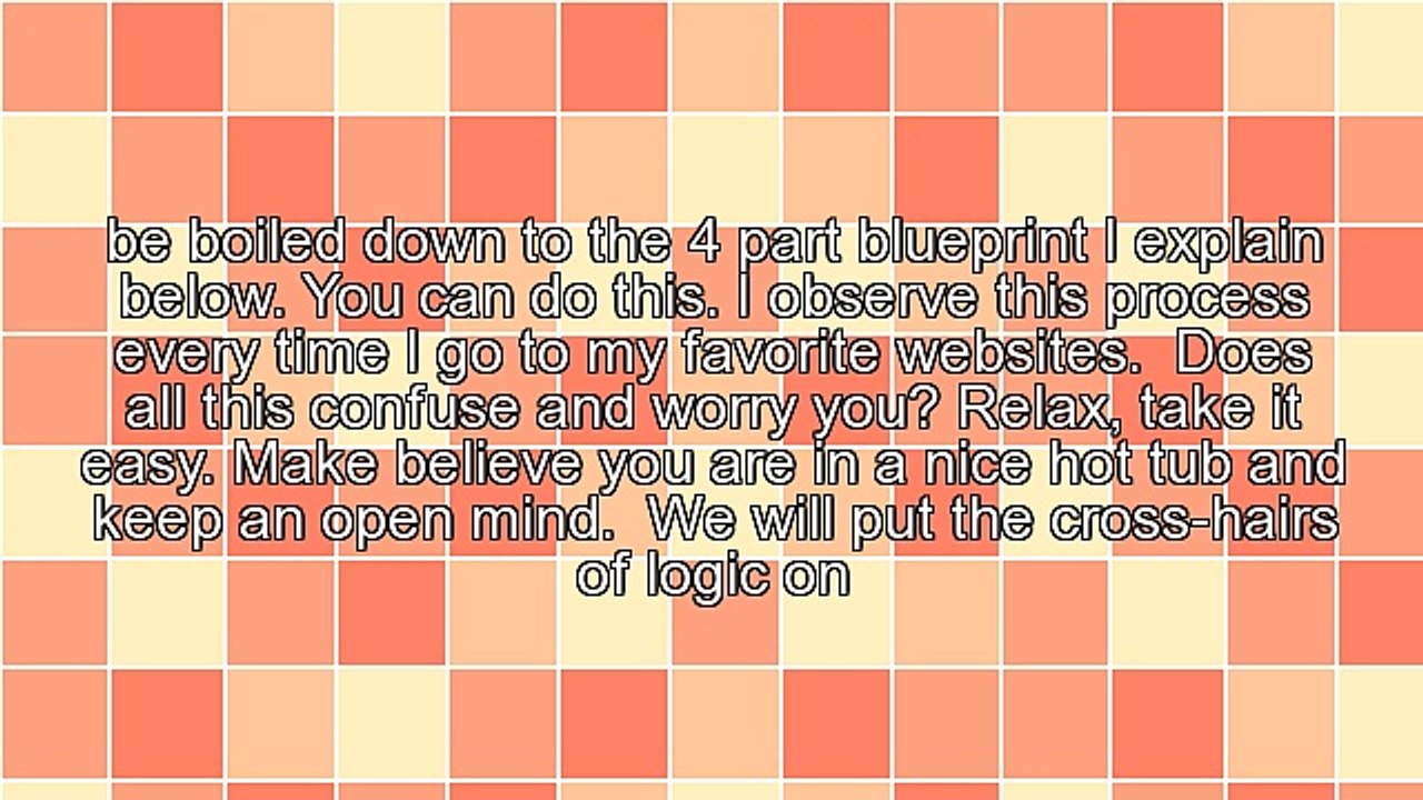 My 4 Step Affiliate Marketing System Blueprint