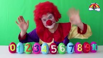 Dix comte compte des œufs de géant Apprendre nombres pâte à modeler à Il jouets avec Surprise 1