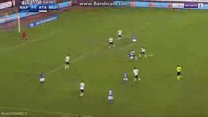 Dries Mertens Goal HD Napoli vs Atalanta 2-1 27.08.2017
