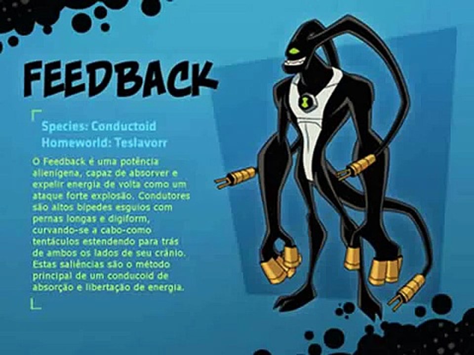 Como dibujar a Feedback de Ben 10 Omniverse paso a paso (alienígena)
