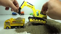 Rétrocaveuse enfants grue déverser fouilleur pour jouet un camion vidéos f bulldozer