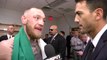 Conor McGregors post-fight interview after losing to Floyd Mayweather