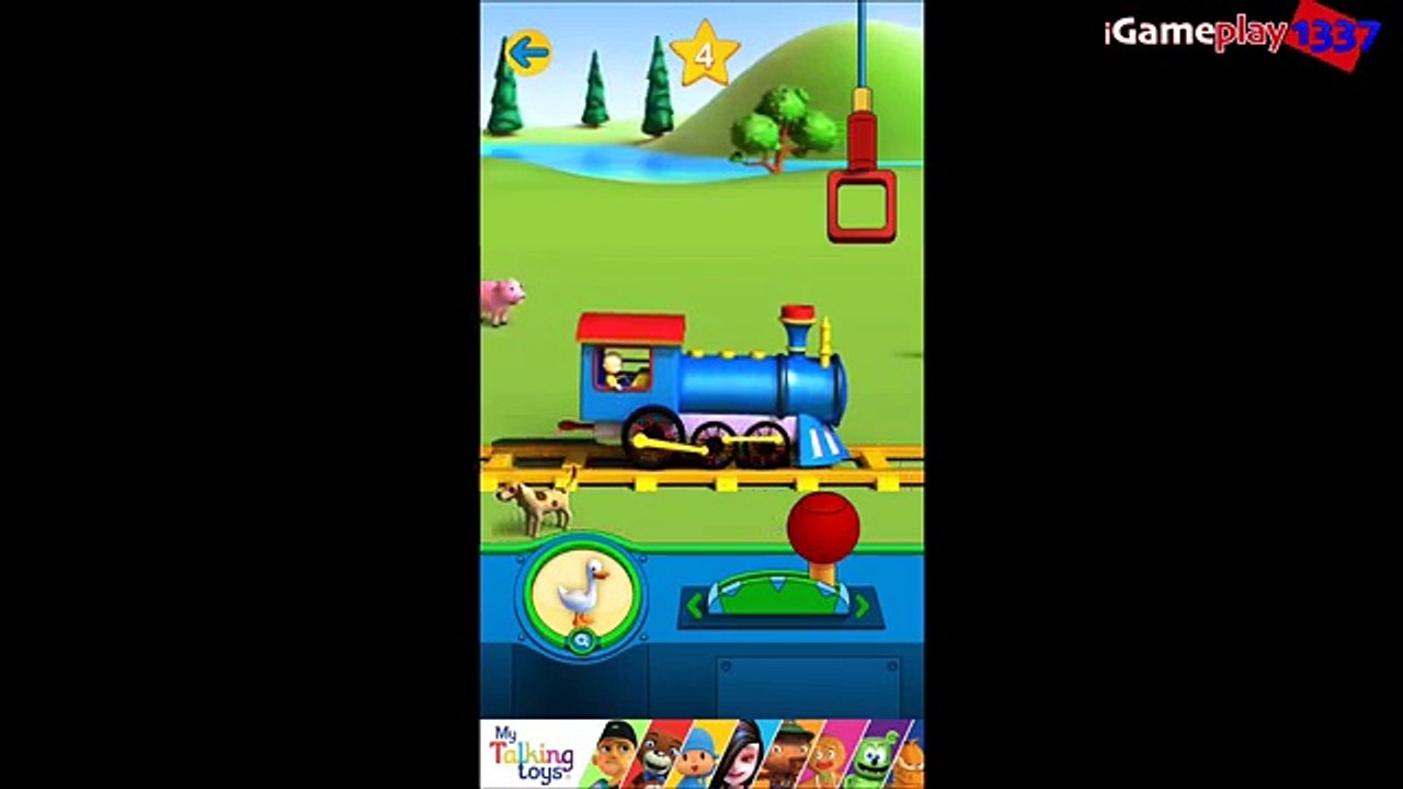 TALKING CAILLOU vs TALKING POCOYO (Gameplay, Walkthrough) - iOS: iPhone, iPad / Android
